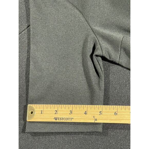 Halogen Dress Women's XS Black Stretch Split V-Neck Short Sleeve‎ Loose Fit Mod - Picture 9 of 10